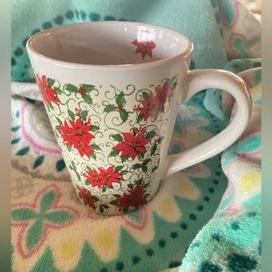 Holiday Seasons Poinsettia Mug